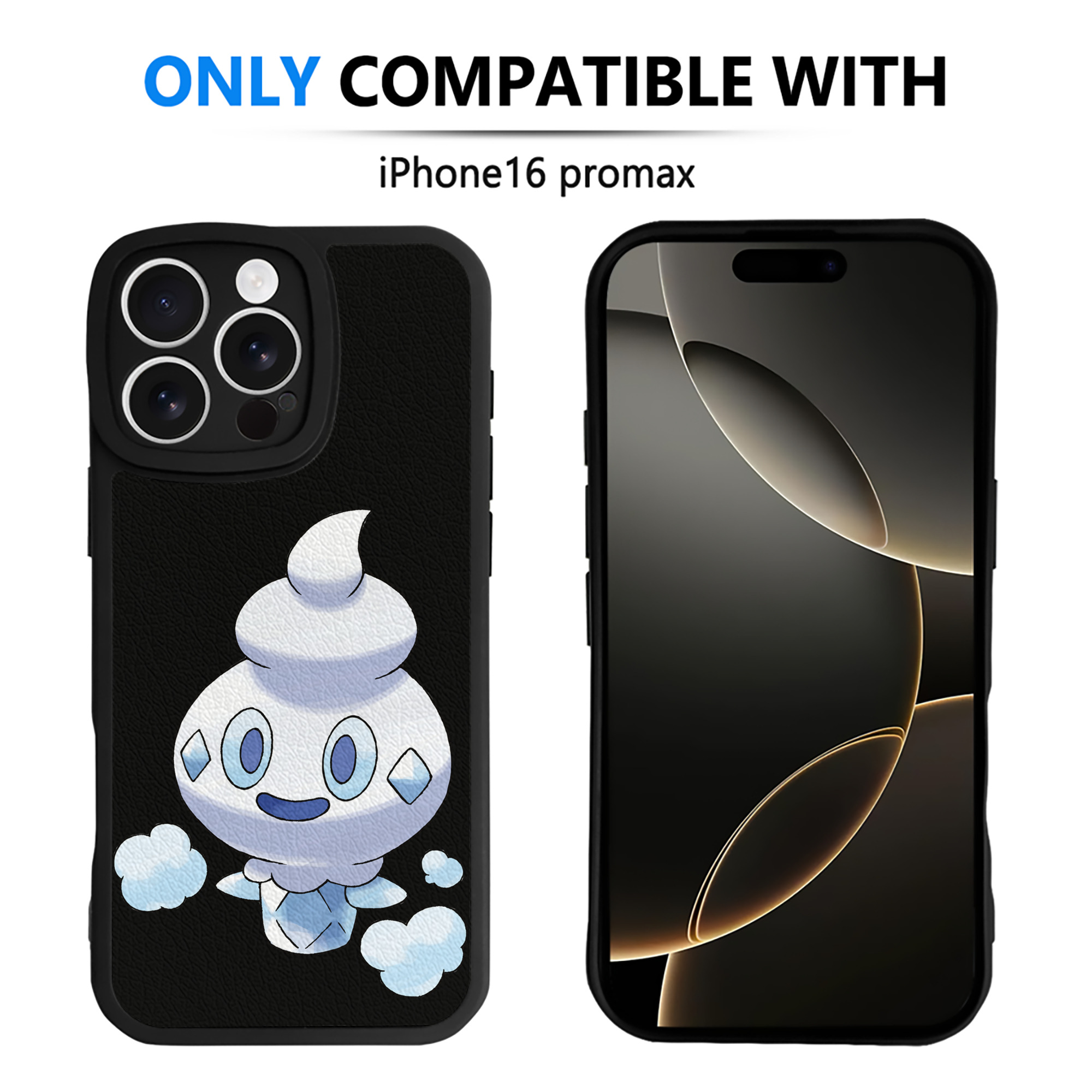 （画像用） ポケットモンスター Pokémon 【iPhone 16シリーズ対応】シリコンスマホケース（レザー調） 材質：シリコン